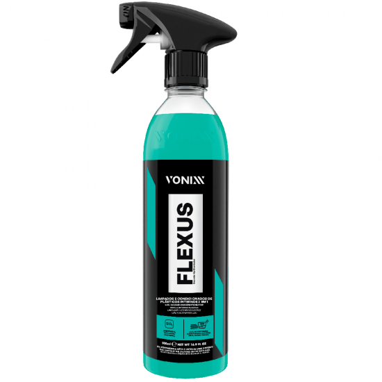 Limpador e Condicionador de Plásticos Internos Flexus 500 ml Vonixx