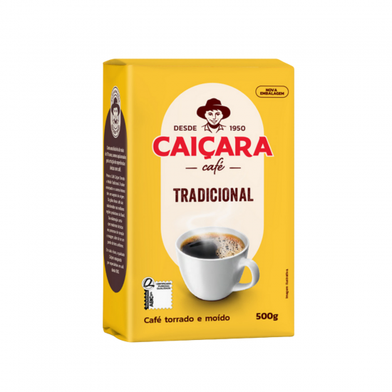 Café Caiçara Tradicional 500g Torrado e Moído à vácuo