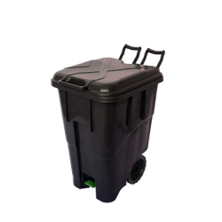 Lixeira Gari com Pedal 90L com Rodas Antares