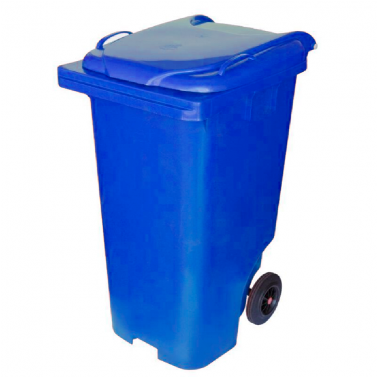 Lixeira Gari 240L com Rodas JSN Azul