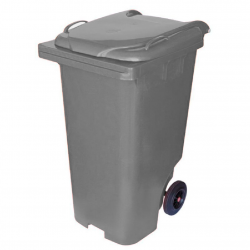 Lixeira Gari 240L com Rodas JSN Cinza