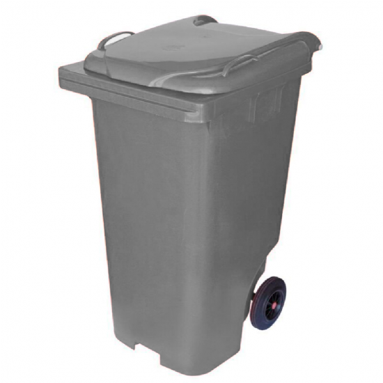 Lixeira Gari 240L com Rodas JSN Cinza