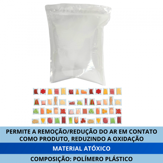 Saco Plástico ZIP Reforçado Wepack 24x32cm com 10 unid. Saco Plástico ZIP Reforçado Wepack 24x32cm com 10 unid.