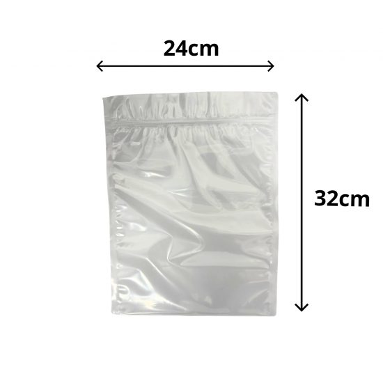 Saco Plástico ZIP Reforçado Wepack 24x32cm com 10 unid. Saco Plástico ZIP Reforçado Wepack 24x32cm com 10 unid.