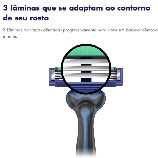 Aparelho De Barbear Descartável Gillette Prestobarba3 Champions