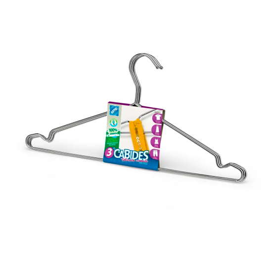 Cabide para Roupas Arthi com 3 unid