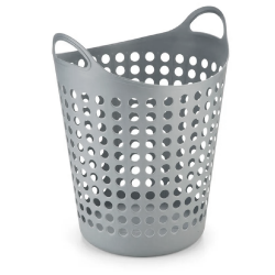 Cesto de Roupas Flexível Arthi 44 L Cinza