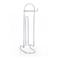 Dispenser para Papel Higiênico de Chão Cromado Arthi Dispenser para Papel Higiênico de Chão Cromado Arthi