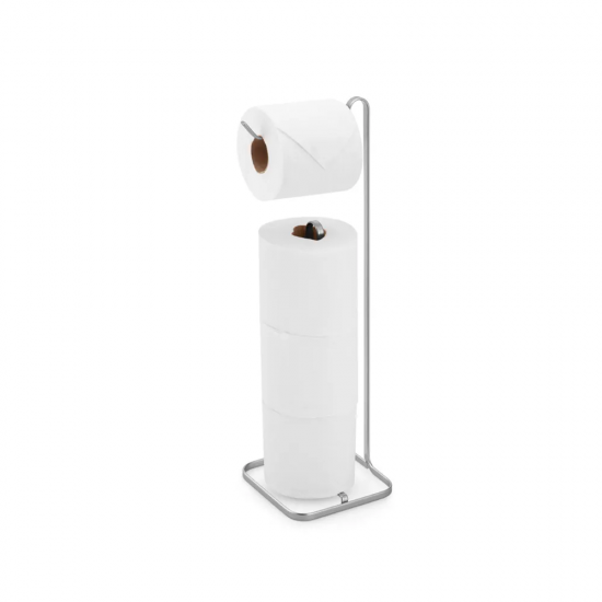 Dispenser para Papel Higiênico de Chão Cromado Piatina Arthi Dispenser para Papel Higiênico de Chão Cromado Piatina Arthi