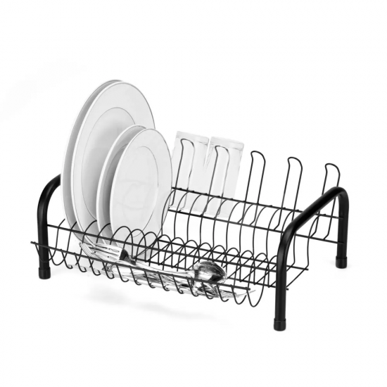 Escorredor de Louças Tipo Cama Arthi Pratik Black Escorredor de Louças Tipo Cama Arthi Pratik Black