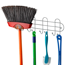 Suporte para Vassouras com Esferas Arthi Cromado Suporte para Vassouras com Esferas Arthi Cromado