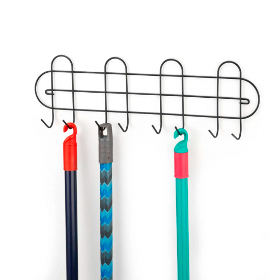 Suporte para Vassouras Arthi Black Life Suporte para Vassouras Arthi Black Life