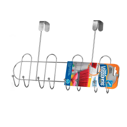 Suporte para Vassouras para Porta com Esferas Arthi Cromado