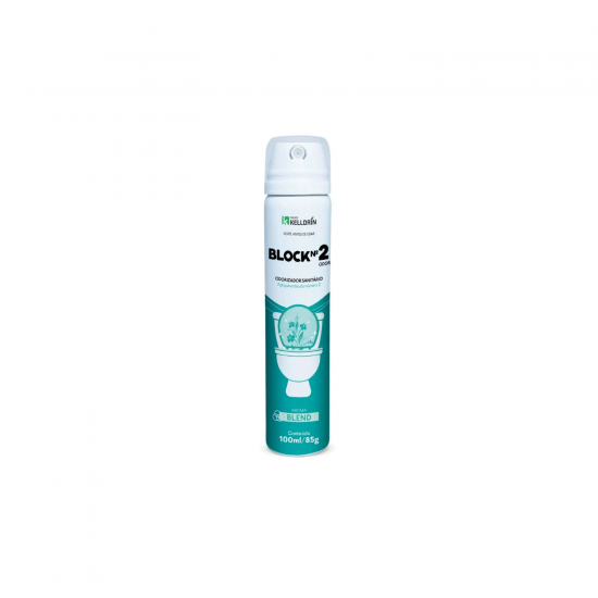 Odorizador Bloqueador de Odores Sanitários Kelldrin Block n°2 Blend 100mL Odorizador Bloqueador de Odores Sanitários Kelldrin Block n°2 Blend 100mL