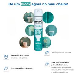 Odorizador Bloqueador de Odores Sanitários Kelldrin Block n°2 Blend 100mL Odorizador Bloqueador de Odores Sanitários Kelldrin Block n°2 Blend 100mL