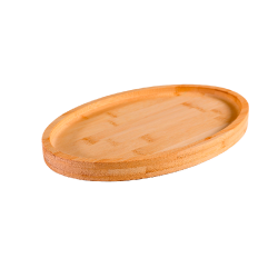 Bandeja de Bambu Oval 20x30cm Bene Casa