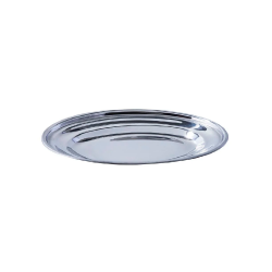 Bandeja em Inox Oval Bene Casa 25 cm  Bandeja em Inox Oval Bene Casa 25 cm
