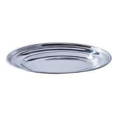 Bandeja em Inox Oval Bene Casa 35 cm  Bandeja em Inox Oval Bene Casa 35 cm
