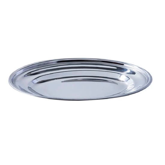 Bandeja em Inox Oval Bene Casa 35 cm Bandeja em Inox Oval Bene Casa 35 cm