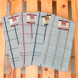 Pano de Prato Felpudo Listrado Bene Casa 43x65cm