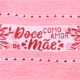Kit Toalha Amor de Mãe Bene Casa Banho + Rosto Kit Toalha Amor de Mãe Bene Casa Banho + Rosto