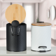 Lixeira Inox com Pedal 3L Bene Casa Casa Classic Tampa em Bambu Lixeira Inox com Pedal 3L Bene Casa Casa Classic Tampa em Bambu
