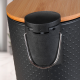 Lixeira Inox com Pedal 3L Bene Casa Casa Classic Tampa em Bambu Lixeira Inox com Pedal 3L Bene Casa Casa Classic Tampa em Bambu