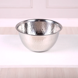 Tigela Bowl Inox Bene Casa 26 cm Trabalhada