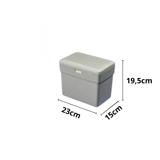 Caixa Térmica de Isopor Kiisotherm 3L Caixa Térmica de Isopor Kiisotherm 3L