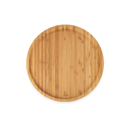 Bandeja de Bambu Giratória Redonda 35cm Mori