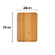 Bandeja de Bambu Retangular 23x33cm Mori