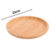 Bandeja de Bambu Redonda 25cm Bene Casa Bandeja de Bambu Redonda 25cm Bene Casa