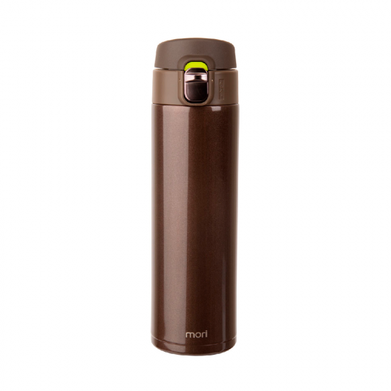 Garrafa Térmica Inox 500 mL Hedeby Mori Marrom Garrafa Térmica Inox 500 mL Hedeby Mori Marrom