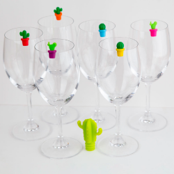Marcador de Taças Cactus Mori c/7 Marcador de Taças Cactus Mori c/7