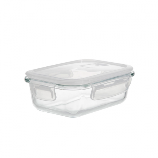 Pote de Vidro Retangular 370mL Mori Pote de Vidro Retangular 370mL Mori