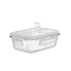 Pote de Vidro Retangular 1520 mL Mori