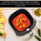 Tapete de Silicone Quadrado para Fritadeira Elétrica 21,5 cm Mori Tapete de Silicone Quadrado para Fritadeira Elétrica 21,5 cm Mori