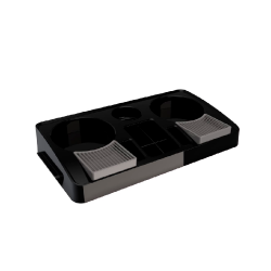 Bandeja para Café Unitermi Servire 2 Preta