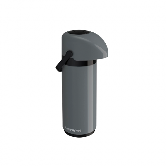 Garrafa Térmica de Pressão 1L Unitermi Verona Cinza Garrafa Térmica de Pressão 1L Unitermi Verona Cinza