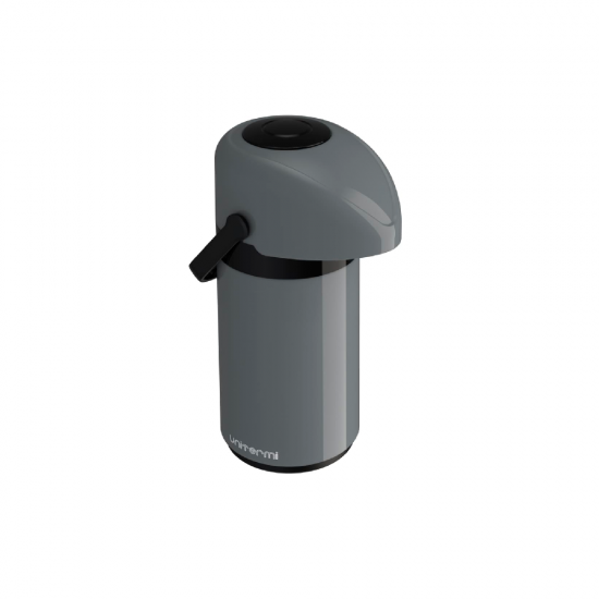 Garrafa Térmica de Pressão 600mL Unitermi Verona Cinza Garrafa Térmica de Pressão 600mL Unitermi Verona Cinza