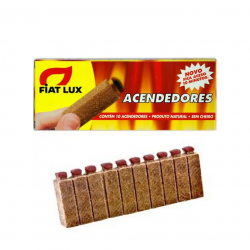 Acendedor para Churrasqueira Fiat Lux com 10 unid. Acendedor para Churrasqueira Fiat Lux com 10 unid.