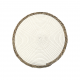 Lugar Americano de Fibra Natural e Algodão Redondo 38cm Paramount Branco Lugar Americano de Fibra Natural e Algodão Redondo 38cm Paramount Branco