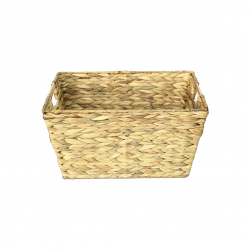Cesto de Fibra Natural com Alça Seagrass Paramount 36x25x20cm