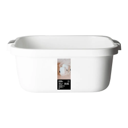 Bacia Paramount 22,5L Branca Quadrada