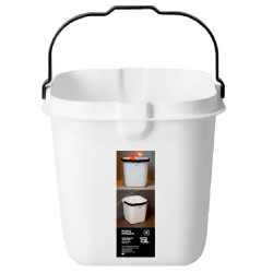 Balde 15L Paramount Fly Branco Quadrado Balde 15L Paramount Fly Branco Quadrado