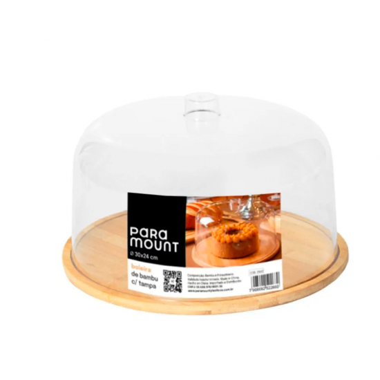 Boleira Paramount em Bambu 30cm