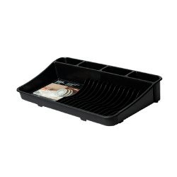 Escorredor de Louças de Plástico Paramount Fly c/Extensor Preto