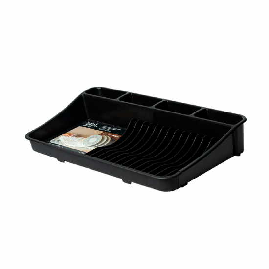 Escorredor de Louças de Plástico Paramount Fly c/Extensor Preto Escorredor de Louças de Plástico Paramount Fly c/Extensor Preto