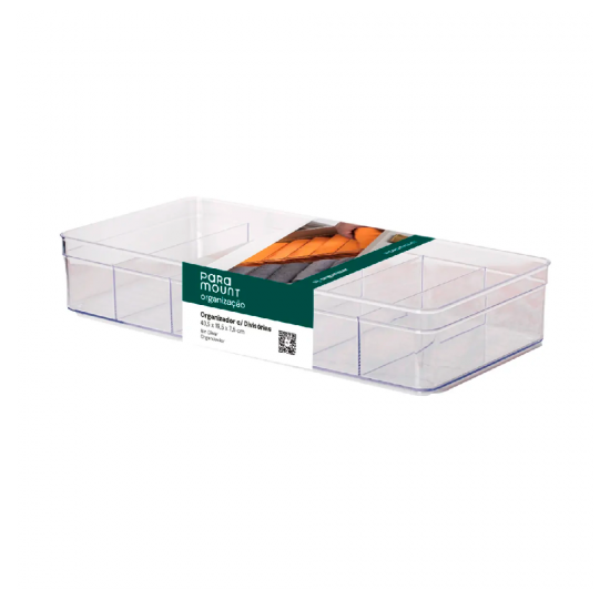 Organizador Paramount Diamond 40,5x19,5x7,5cm c/ Divisórias Organizador Paramount Diamond 40,5x19,5x7,5cm c/ Divisórias