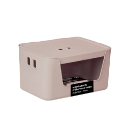 Organizador c/ Abertura e Tampa Paramount Fly 7 Lt Creme Organizador c/ Abertura e Tampa Paramount Fly 7 Lt Creme